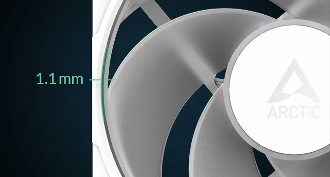 Arctic P12 Pro Reverse ARGB 120mm White Cabinet Fan overview 8