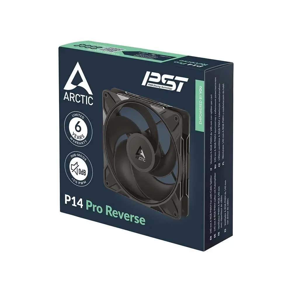 Arctic P14 Pro Reverse 140mm Cabinet Fan overview 1