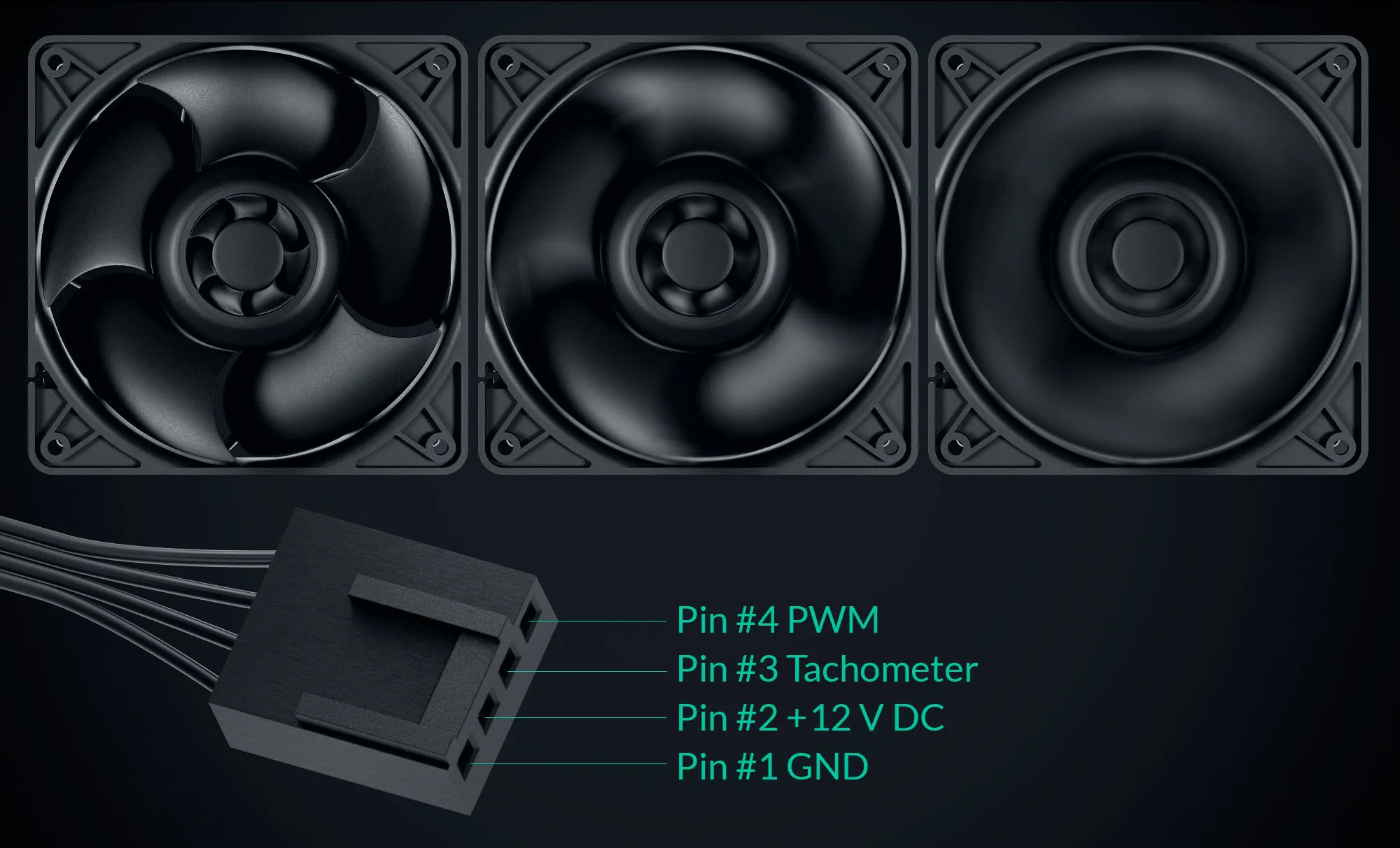 Arctic S12038-4K - 120mm Case Fan (3-Pack) overview 2