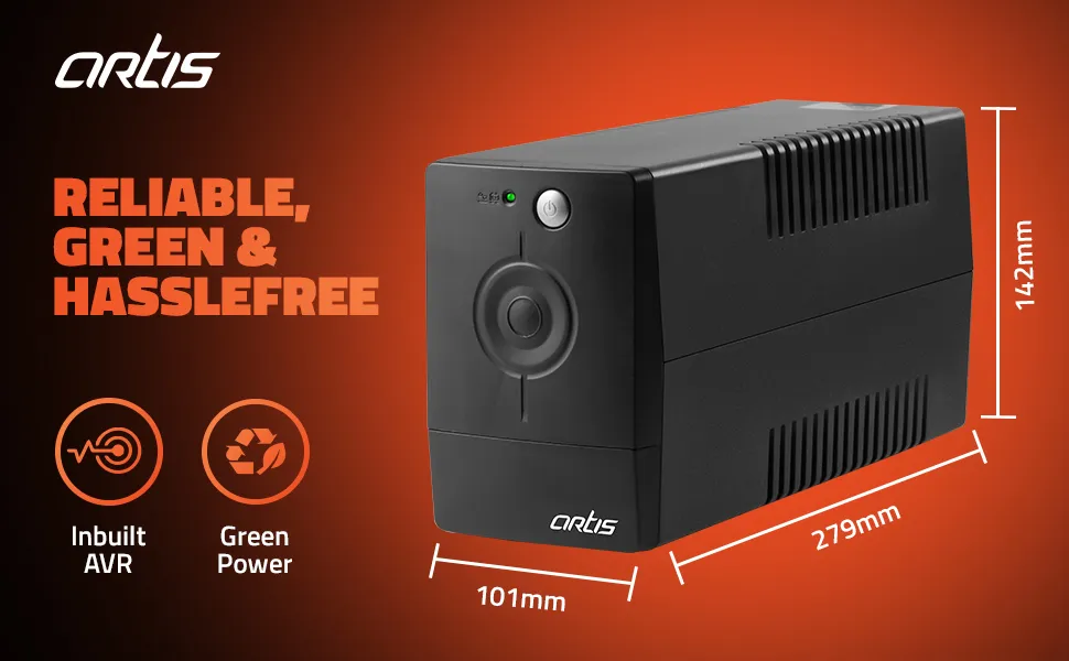 Artis PS-600VA 600VA Line Interactive UPS overview 4