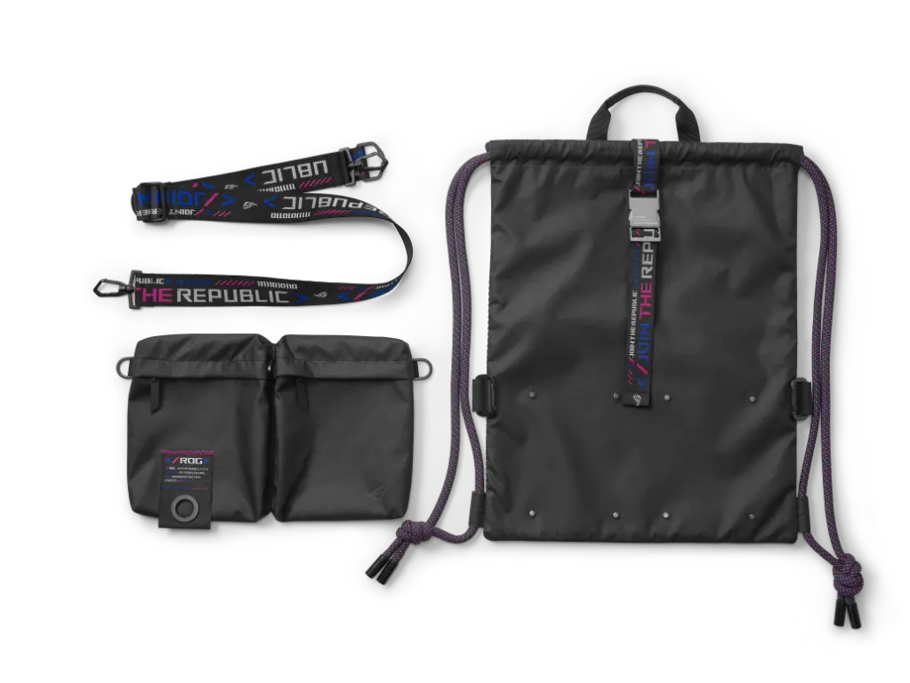 Asus ROG SLASH Multi-use Drawstring Bag BD3700 overview 1