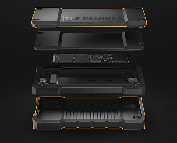 Asus TUF Gaming A2 USB-C 3.2 Gen 2×2 SSD Enclosure overview 6