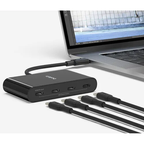 Belkin 4-Port USB-C Hub overview 1
