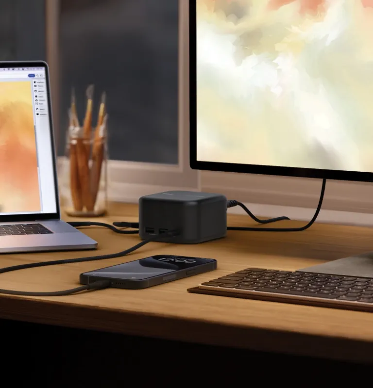 Belkin Connect USB-C 6-in-1 Core GaN Dock 130W overview 3