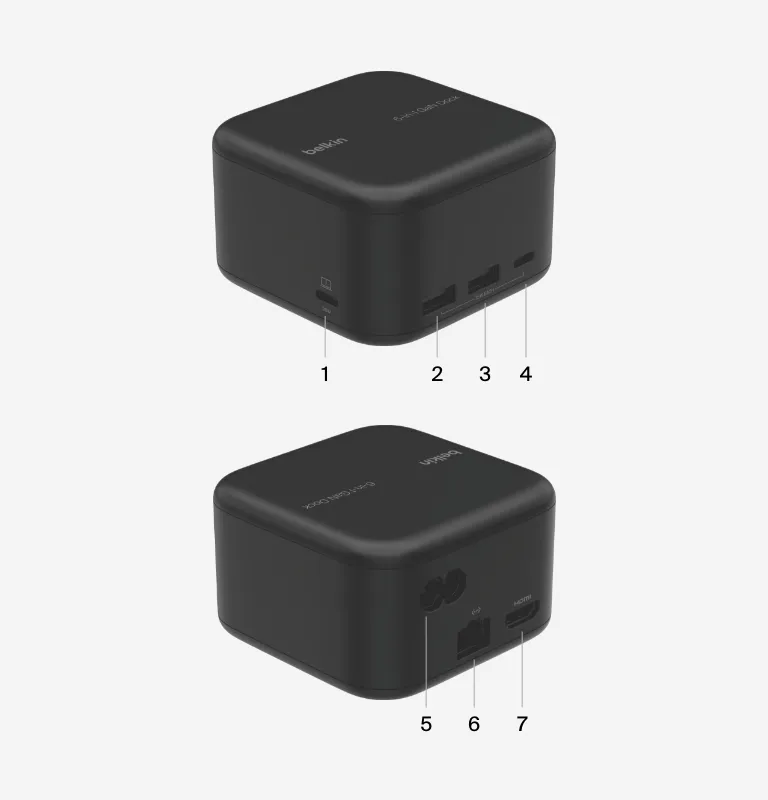 Belkin Connect USB-C 6-in-1 Core GaN Dock 130W overview 4