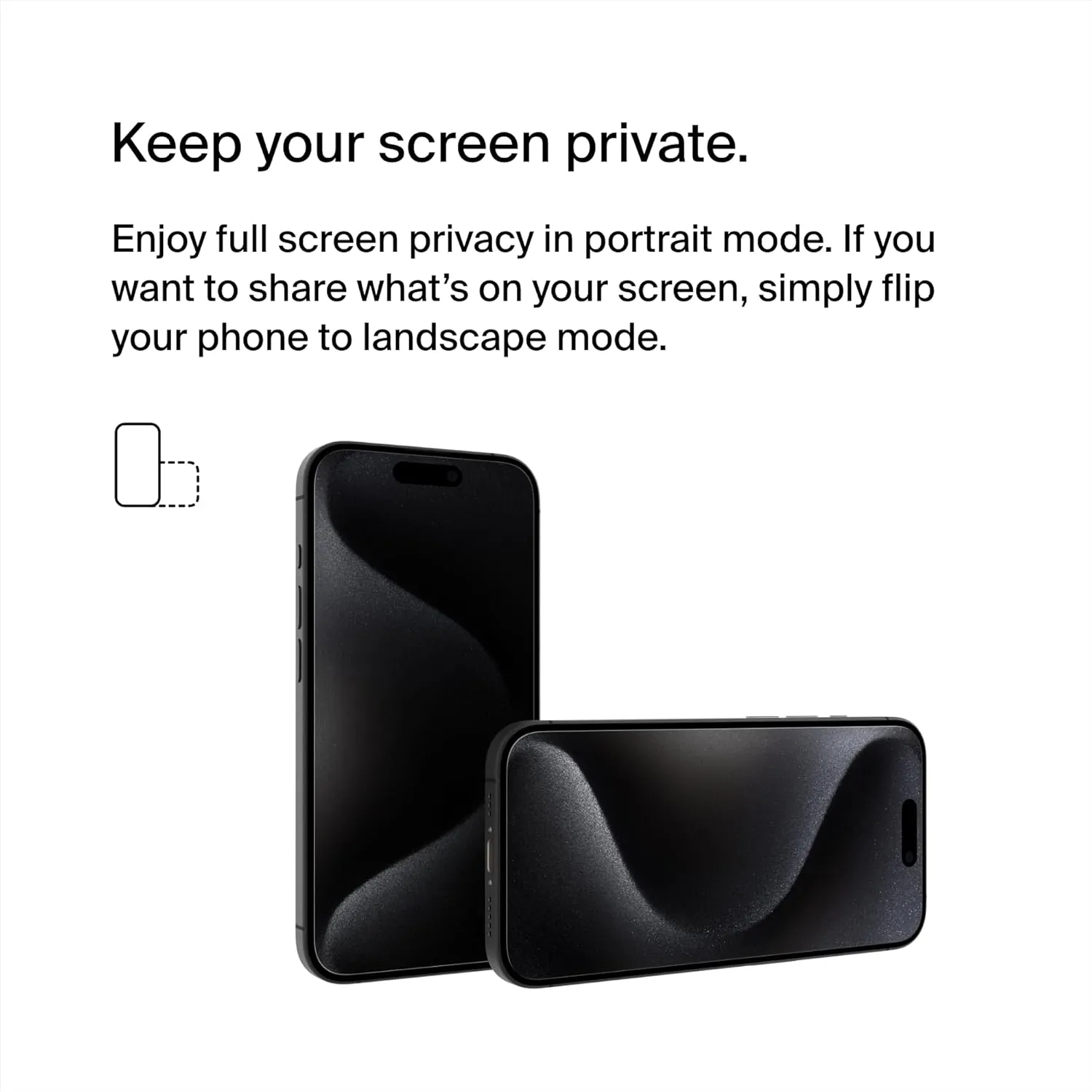 Belkin Privacy Tempered Glass Full Screen Protector Guard for iPhone 15 Pro overview 7