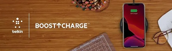Belkin USB 3.0 Cellular Phones Boost Charge 15W Fast Wireless Charging Pad overview 1