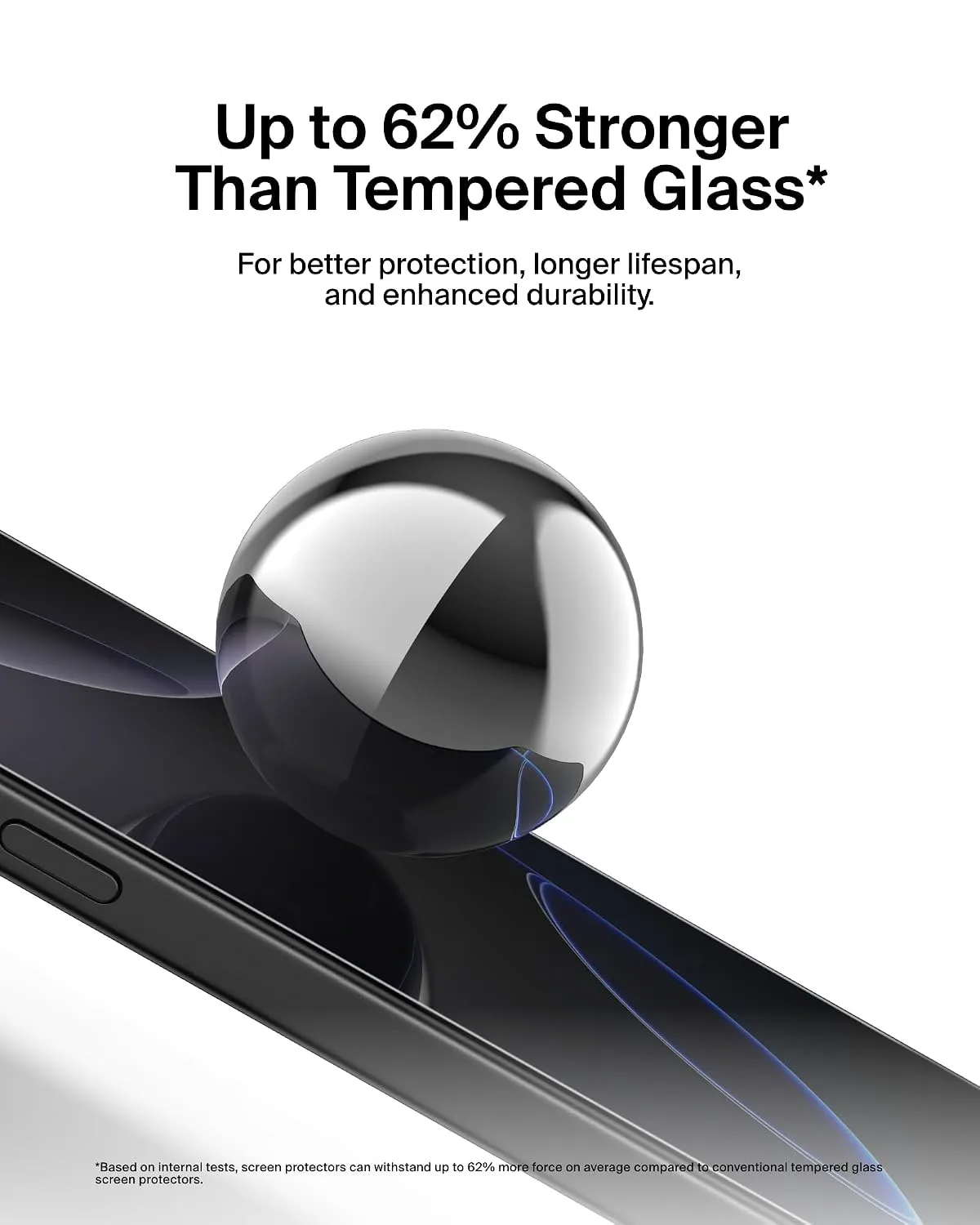 Belkin iPhone 16 Pro Max Privacy Full Screen Protector Tempered Glass with Easy Align Tray overview 11