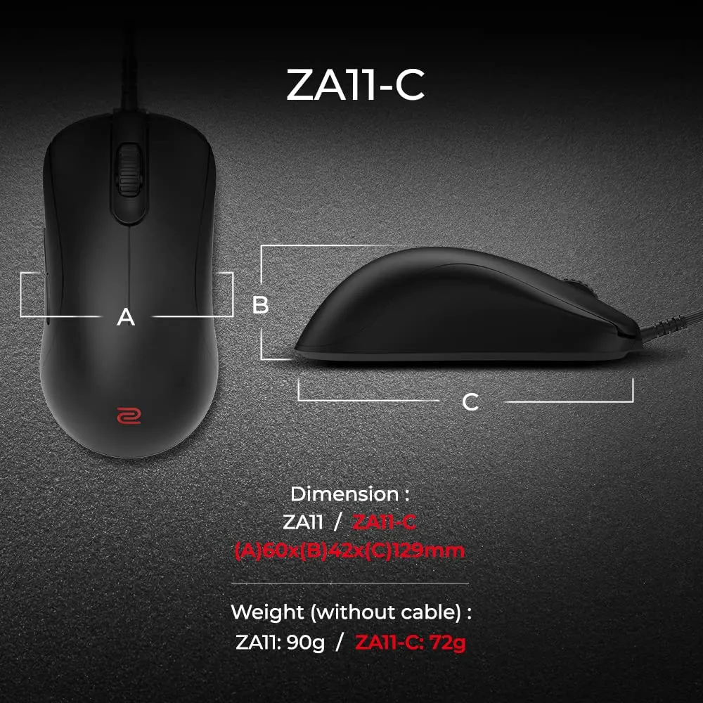 BenQ Zowie ZA11 (Black) overview 1