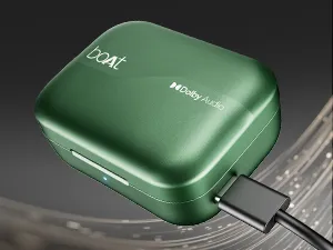 Boat Airdopes 800, Dolby Audio, Adaptive EQ by Mimi TWS Ear Buds Wireless Earphones with mic (Interstellar Black) overview 8