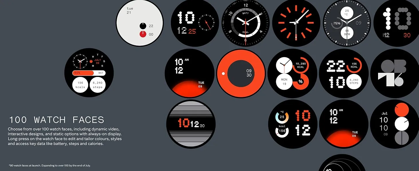 CMF Watch Pro 2 Smartwatch for Men Women (Ash Grey) overview 3