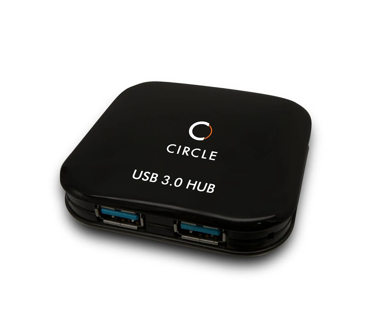 Circle Rootz USB 3.0 4-Port Hub High-Speed Data Transfer (Black) overview 1