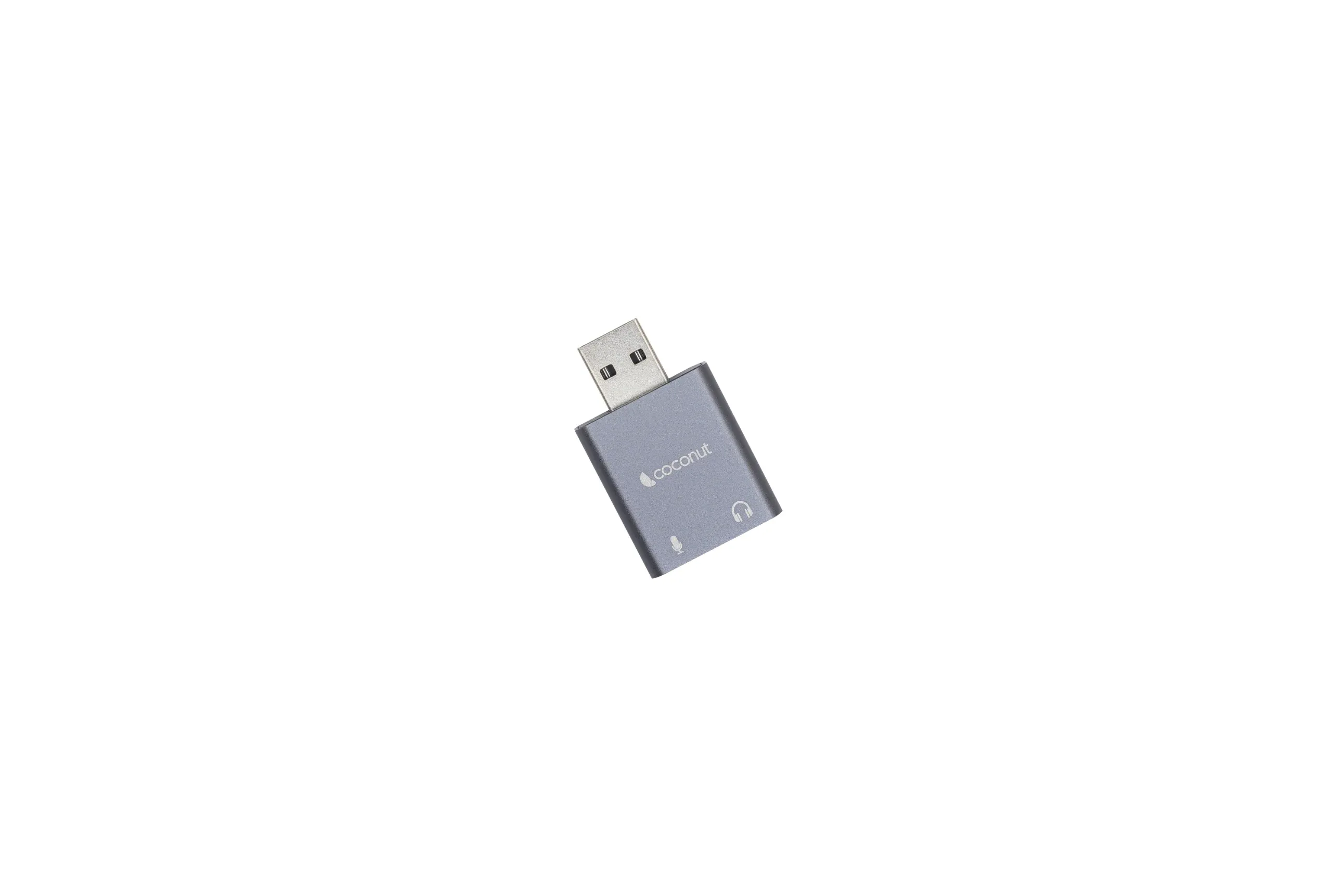Coconut USC02 USB External Sound Card, Aluminum Body overview 1