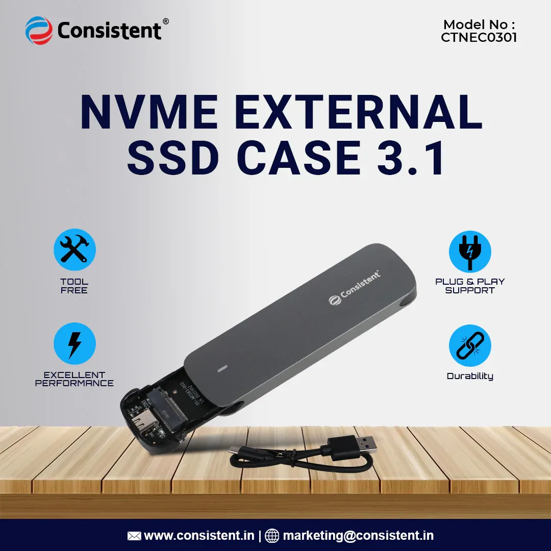 Consistent Nvme SSD Enclosure 3.1 overview 1