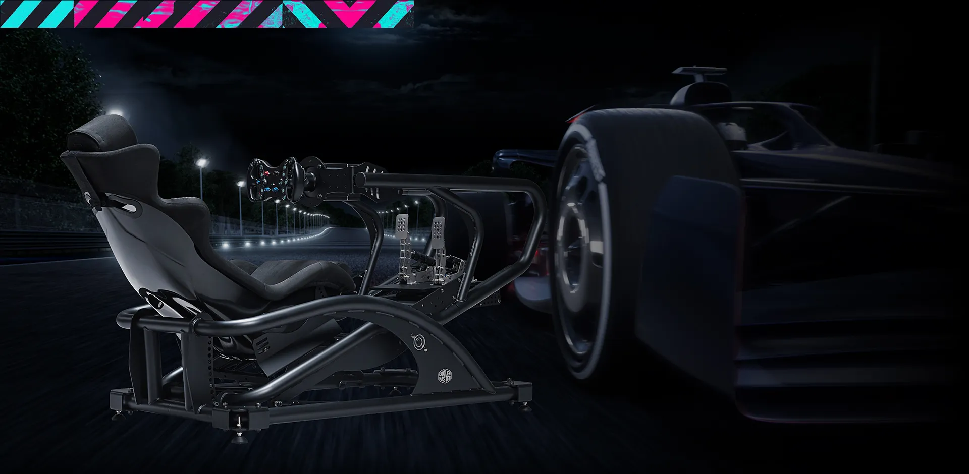 Cooler Master Dyn X Dynamic Racing Simulator overview 1