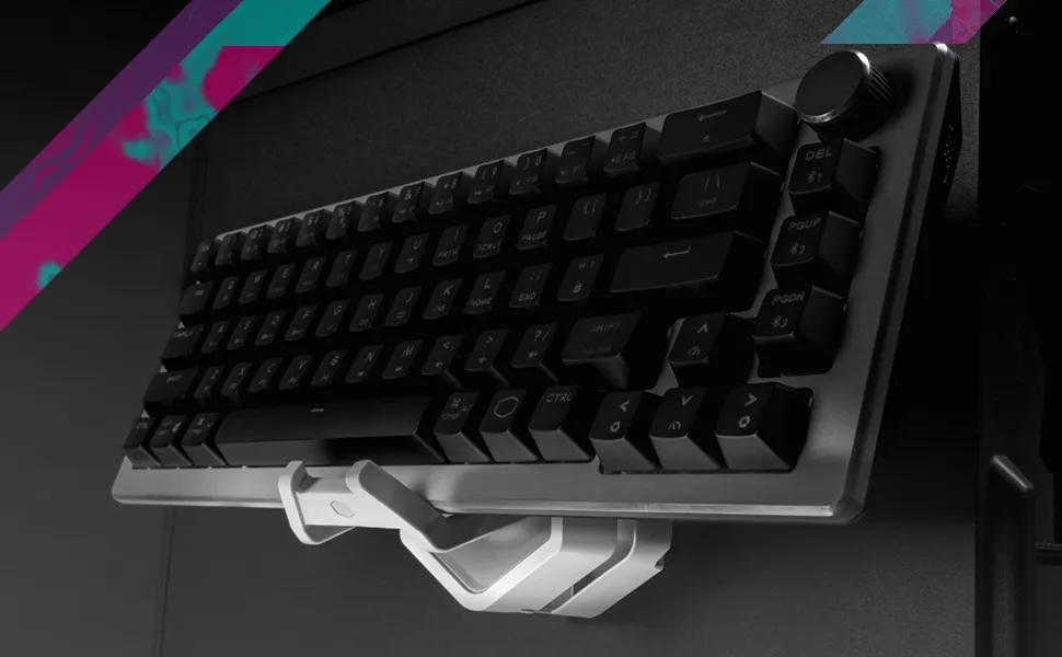 Cooler Master MasterAccessory GEM Multi-Surface Mounting For Peripherals Holder (Black) overview 9