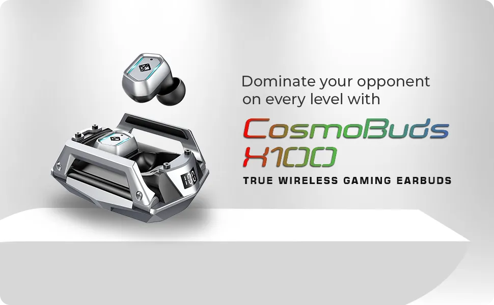 Cosmic Byte CosmoBuds X100 True Wireless (TWS) Black overview 1
