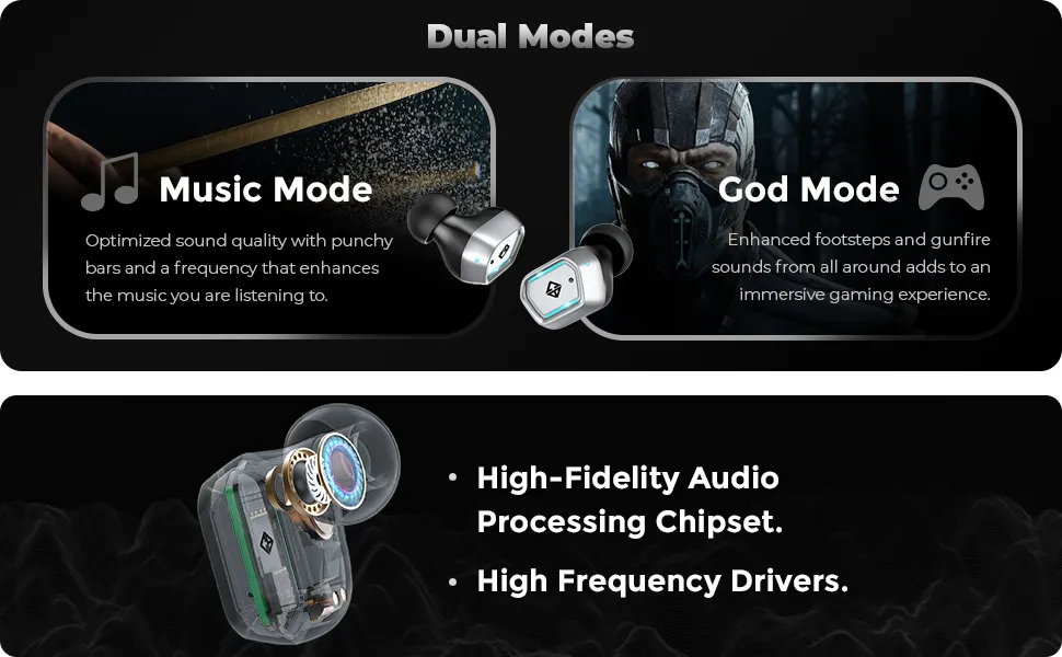 Cosmic Byte CosmoBuds X100 True Wireless (TWS) Black overview 2