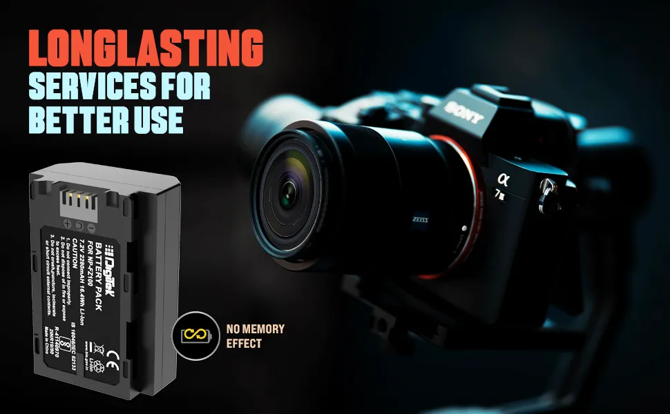 DIGITEK (NP-FZ100) Lithium-ion Rechargeable Battery overview 2