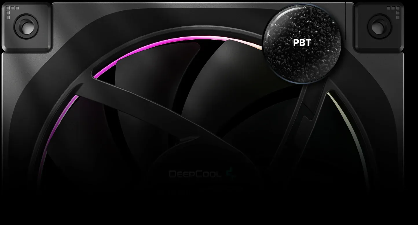 DeepCool FL12 ARGB 120mm Cabinet Fan (Black) overview 3