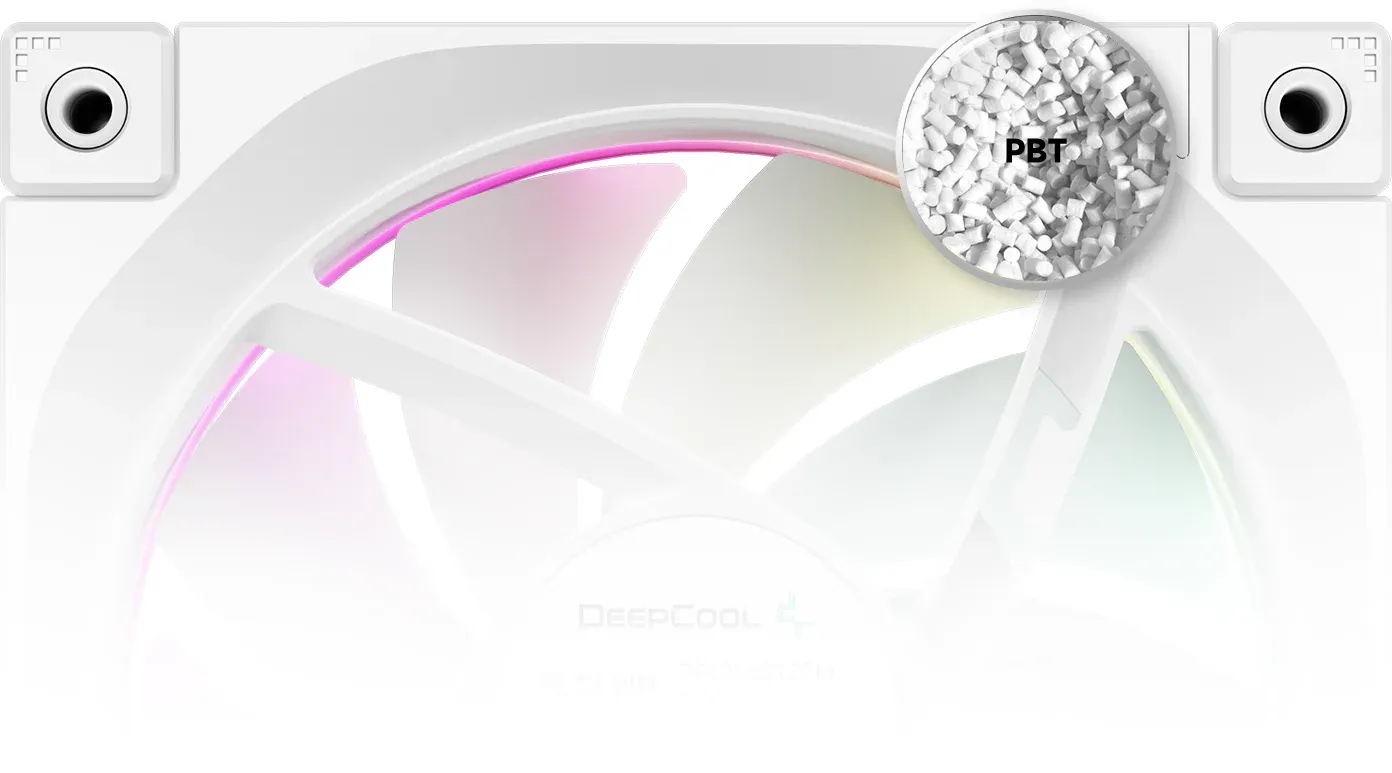 Deepcool FL12 ARGB 120mm Cabinet Fan (White) overview 3