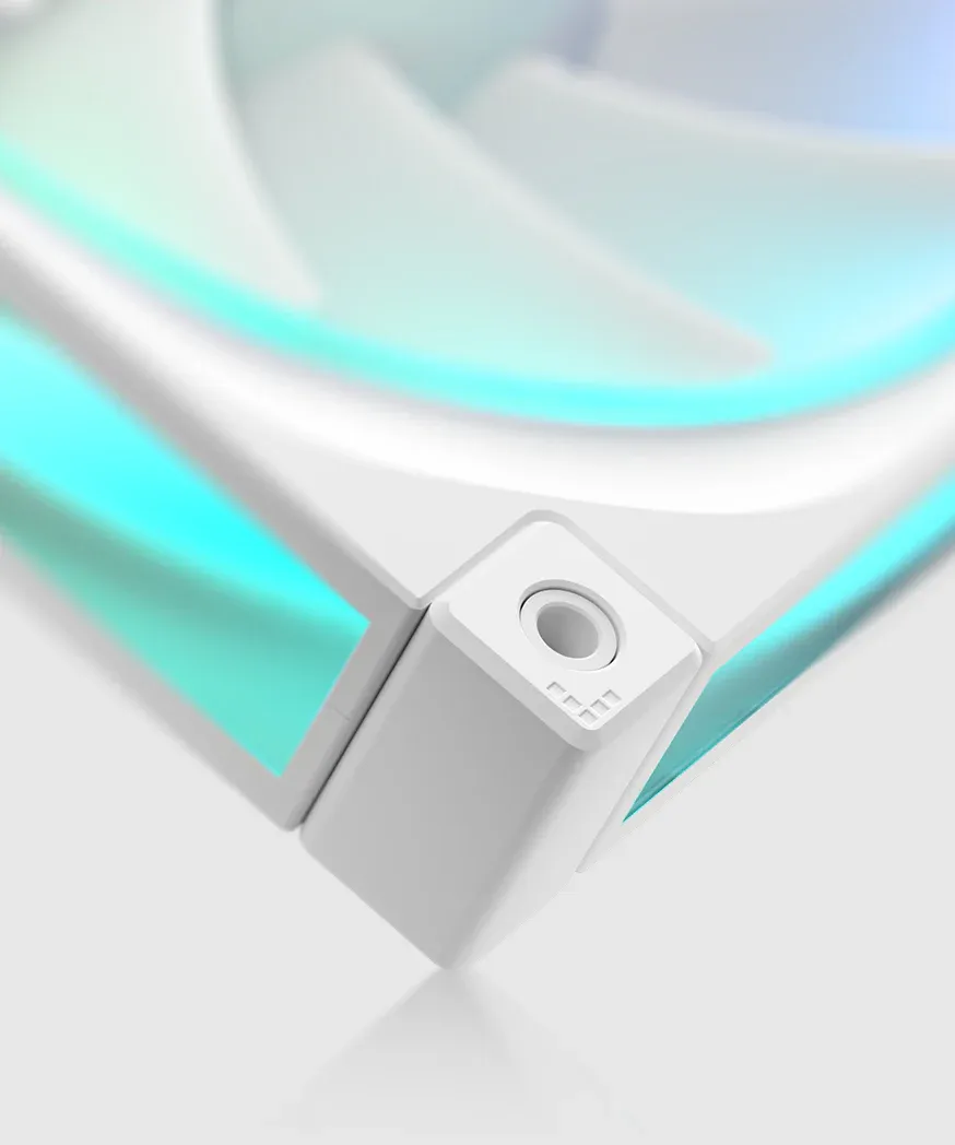 Deepcool FL12 ARGB 120mm Cabinet Fan (White) overview 4