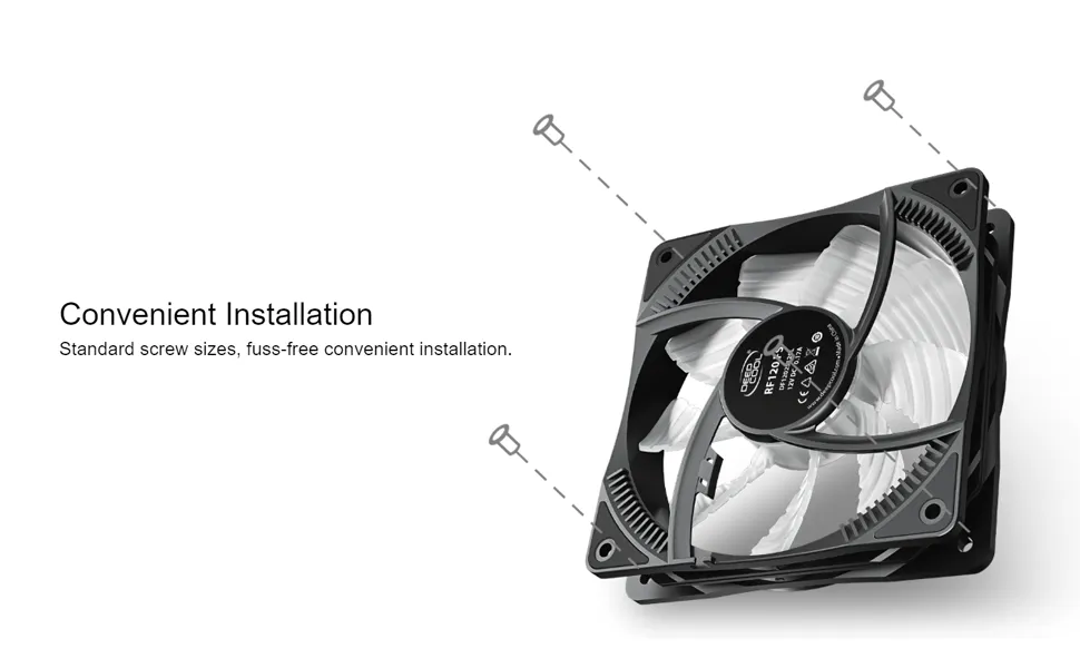 Deepcool RF120 FS 120mm Cabinet Fan (Single Pack) overview 4