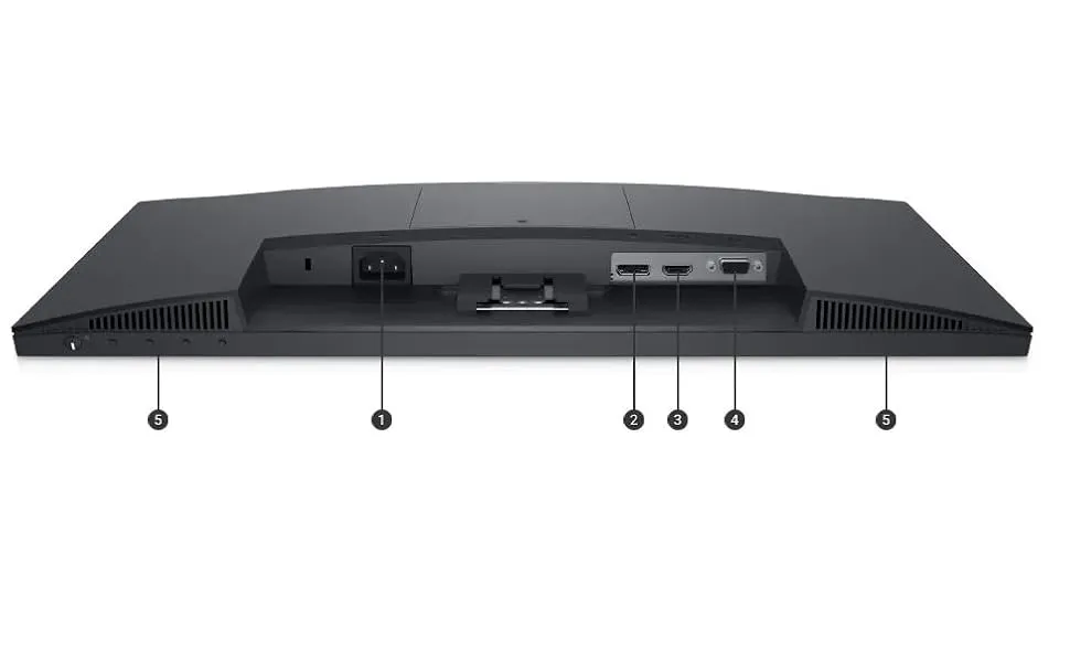 Dell E2222HS, Black Full HD (1080p) 1920 x 1080 at 60 Hz, VA Panel, HDMI, DP, VGA Port, with Speaker overview 5