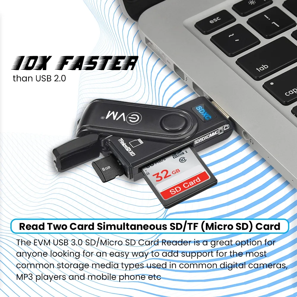 EVM 2in-1 USB 3.0 Card Reader overview 4