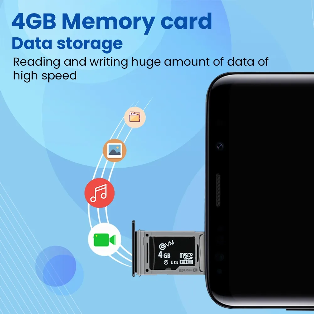 EVM 4GB Micro Sd Card Class 10 (Memory Card) overview 1