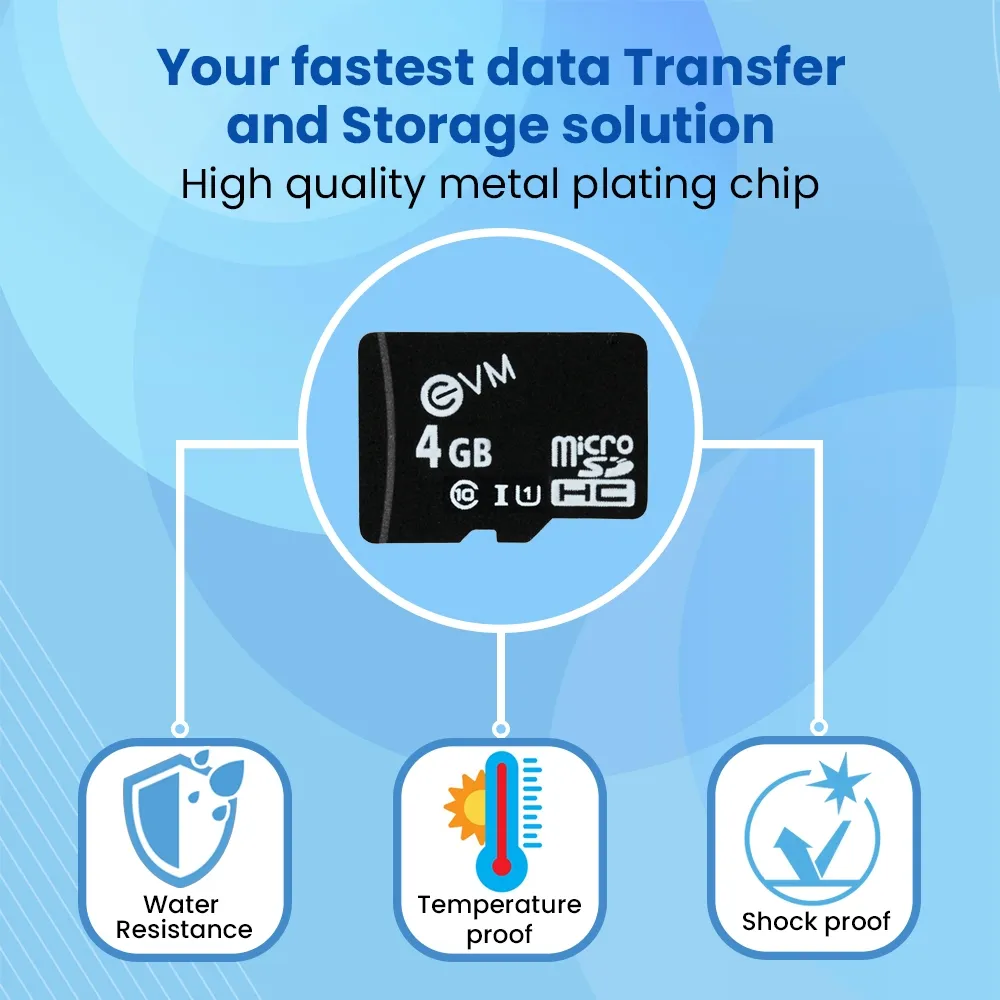 EVM 4GB Micro Sd Card Class 10 (Memory Card) overview 2