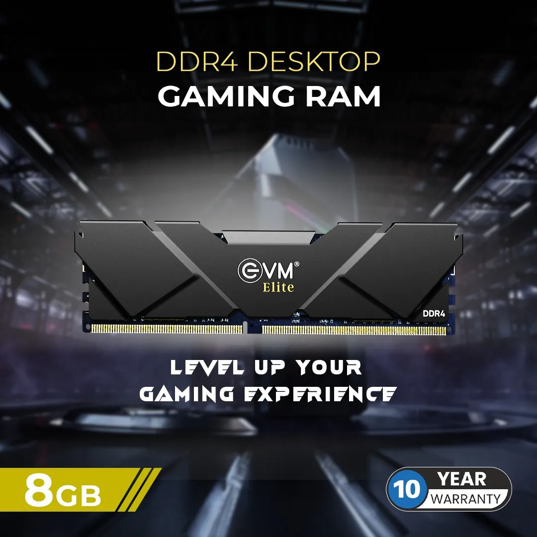 EVM Elite Gaming 8gb Ddr4 3200 Mhz Desktop Ram overview 1