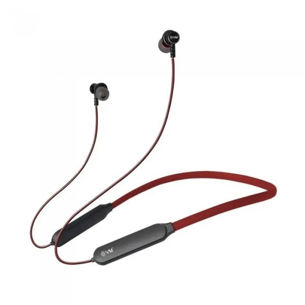 EVM Ensport EVM-NB-027 Bluetooth neckband with A2DP Audio Technology, CVC Noise Cancellation Technology (Black & Orange)