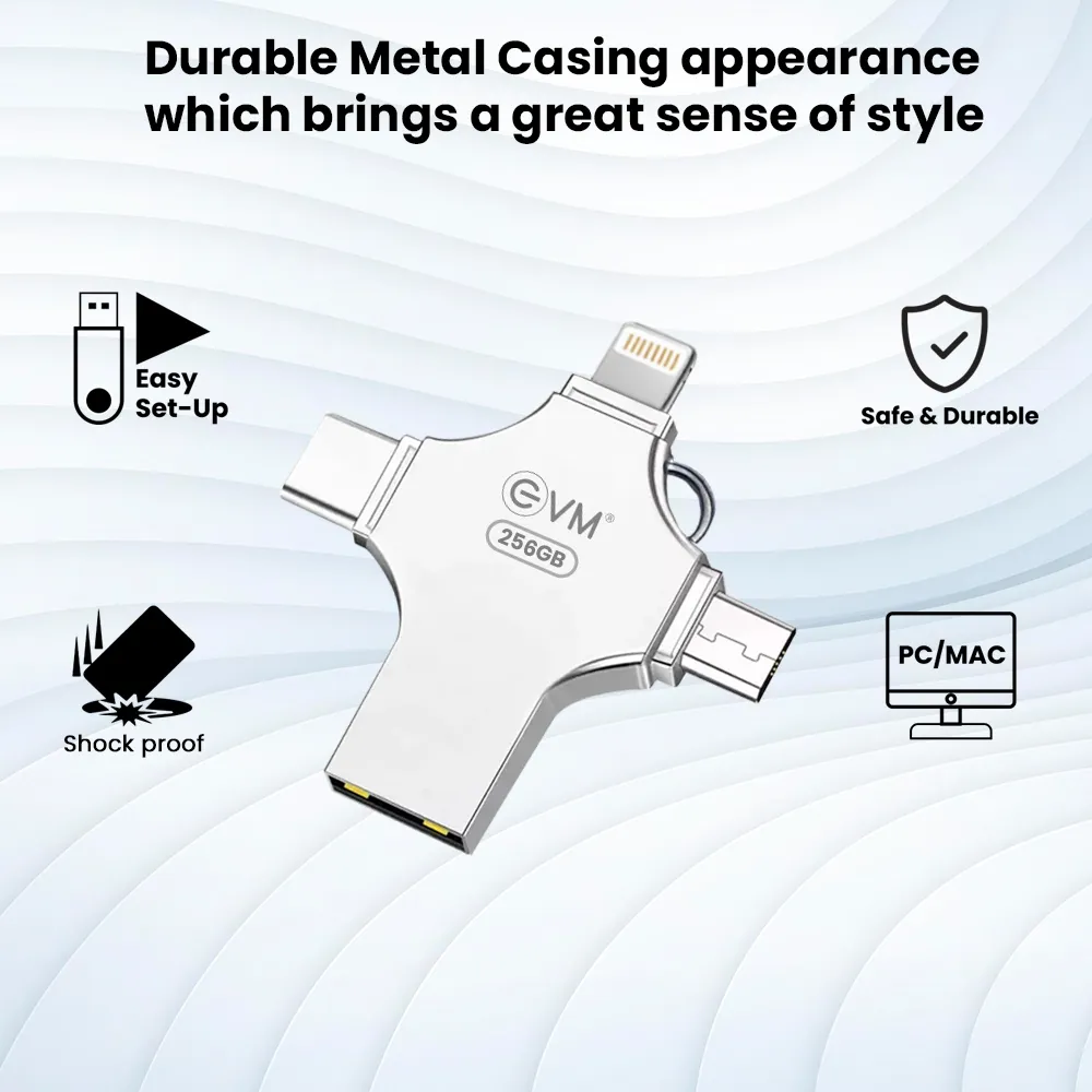 EVM Enstore 4 In 1 Otg Flashdrive 256gb overview 4