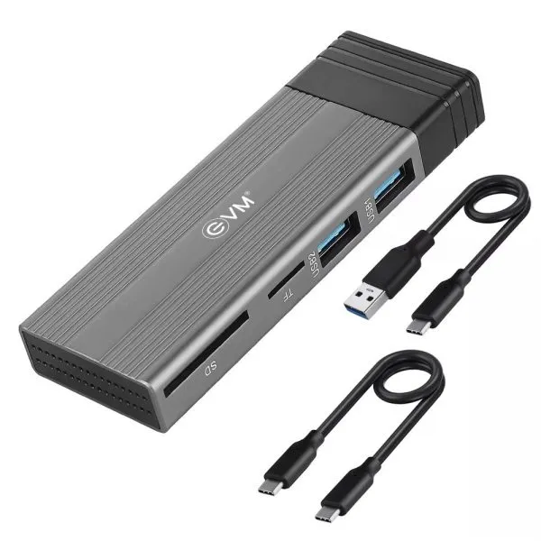 EVM M.2 SSD Enclosure + Hub