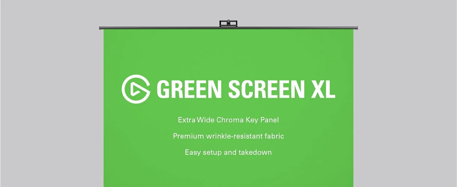 Elgato Green Screen XL Collapsible Chroma Key Panel overview 1