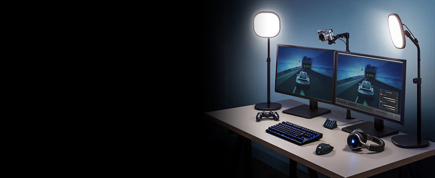Elgato Key Light Air LED Desk light for Streaming 1400 Lumens overview 1