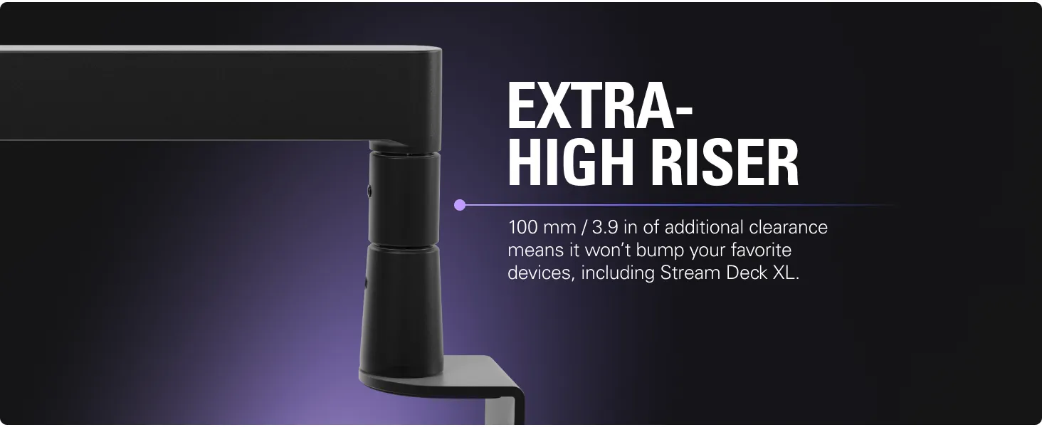 Elgato Wave Mic Arm Pro Black - 360° Rotatable Low Profile overview 5