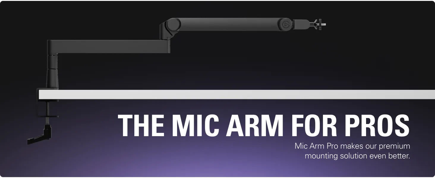 Elgato Wave Mic Arm Pro Black - 360° Rotatable Low Profile overview 8