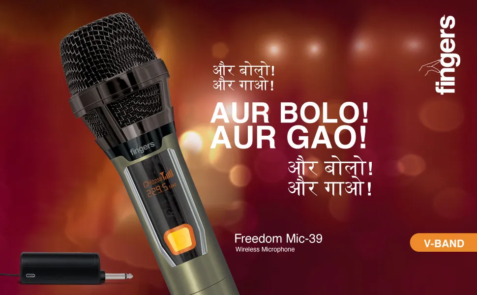FINGERS Freedom Mic-39 Wireless Microphone overview 1