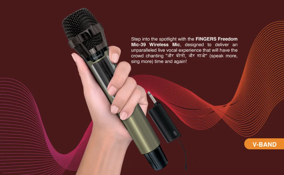 FINGERS Freedom Mic-39 Wireless Microphone overview 2