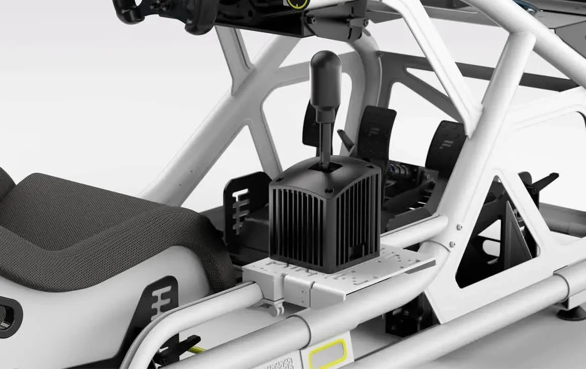 Fanatec GT Cockpit Shifter Mount - Left (White) overview 1