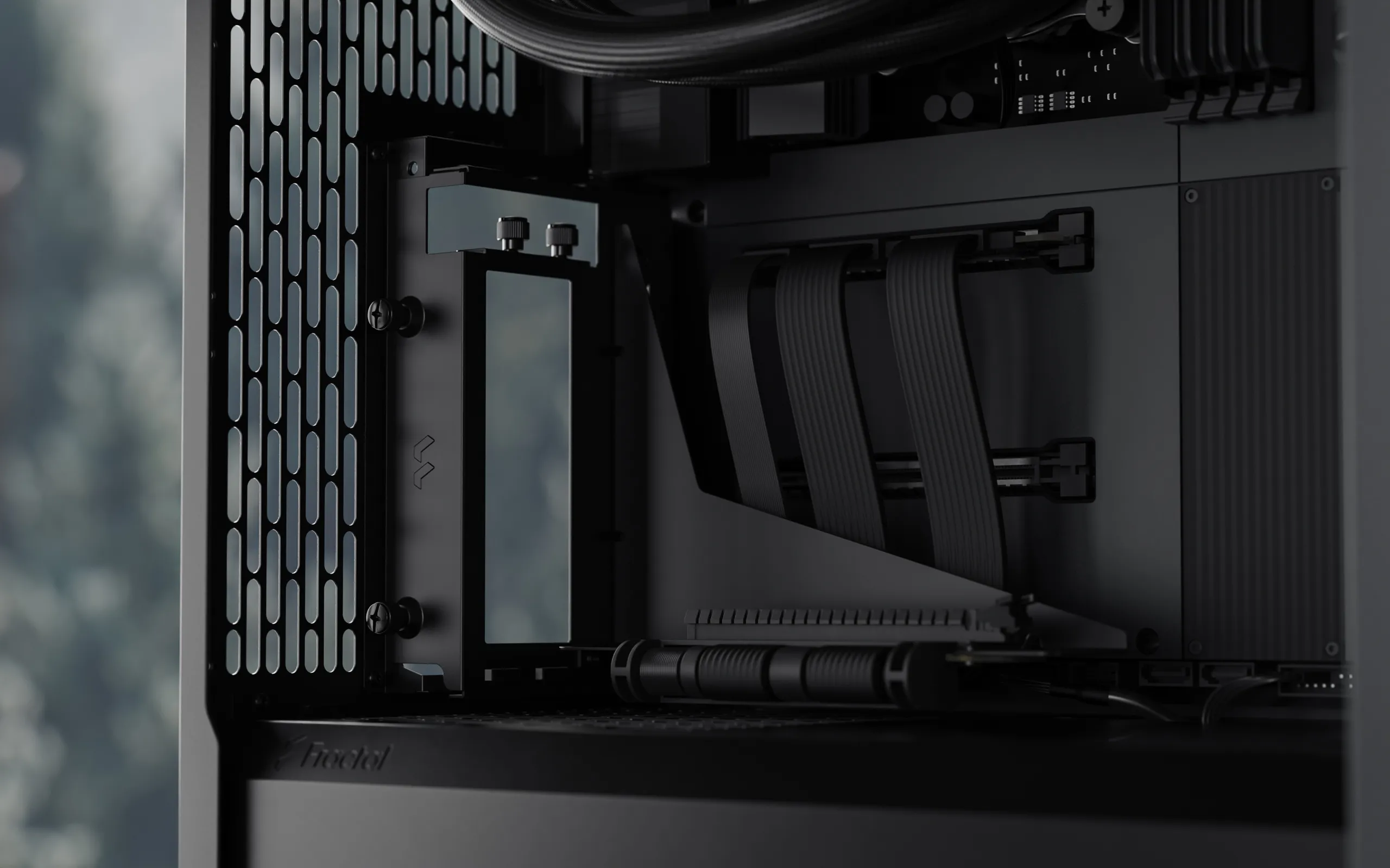 Fractal Design Flex 2 PCIe 4.0 x16 Vertical GPU Riser with Bracket (Black) overview 2
