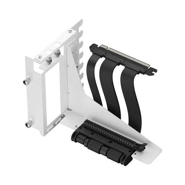 Fractal Design Flex 2 PCIe 4.0 x16 Vertical GPU Riser with Bracket (White)