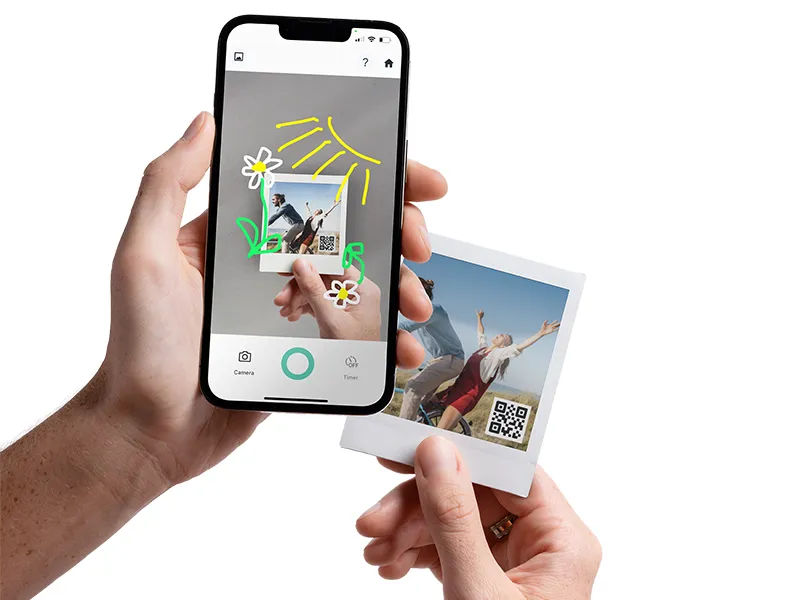 Fujifilm Instax Square Link Smartphone Printer (Midnight Green) overview 2