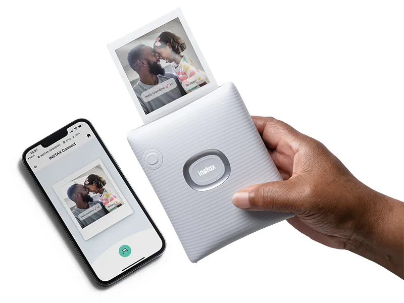 Fujifilm Instax Square Link Smartphone Printer (Midnight Green) overview 3