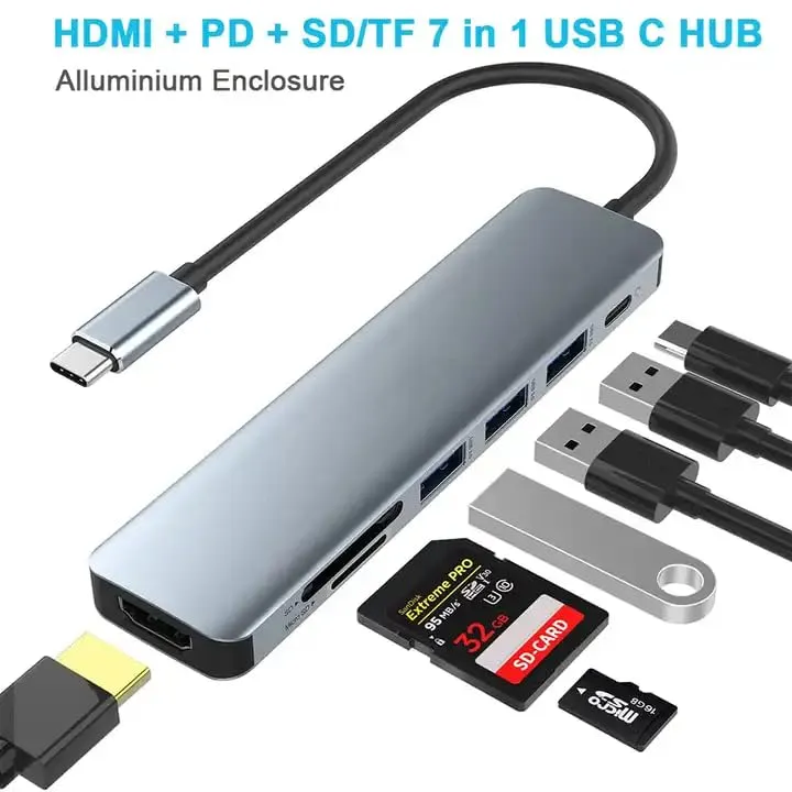 Hammok Sparkle 7-in-1 USB-C Hub overview 3