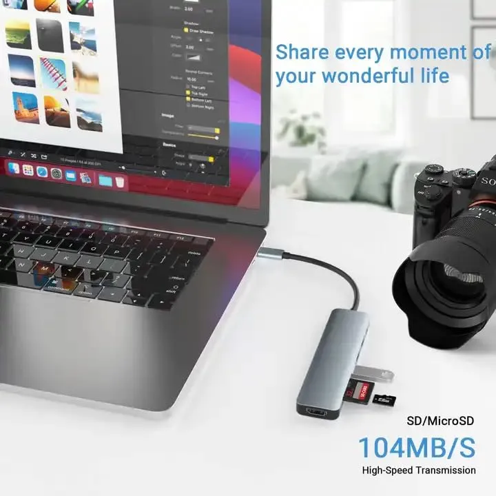 Hammok Sparkle 7-in-1 USB-C Hub overview 4