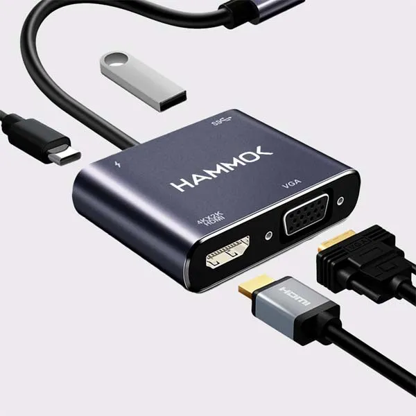 Hammok Wise 4-in-1 USB-C Hub