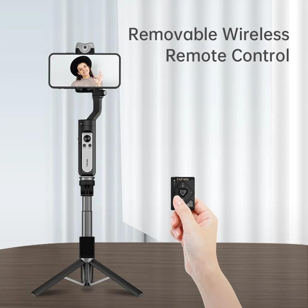 Hohem RS01 3 in 1 Selfie Stick Extendable Tripod Black overview 5